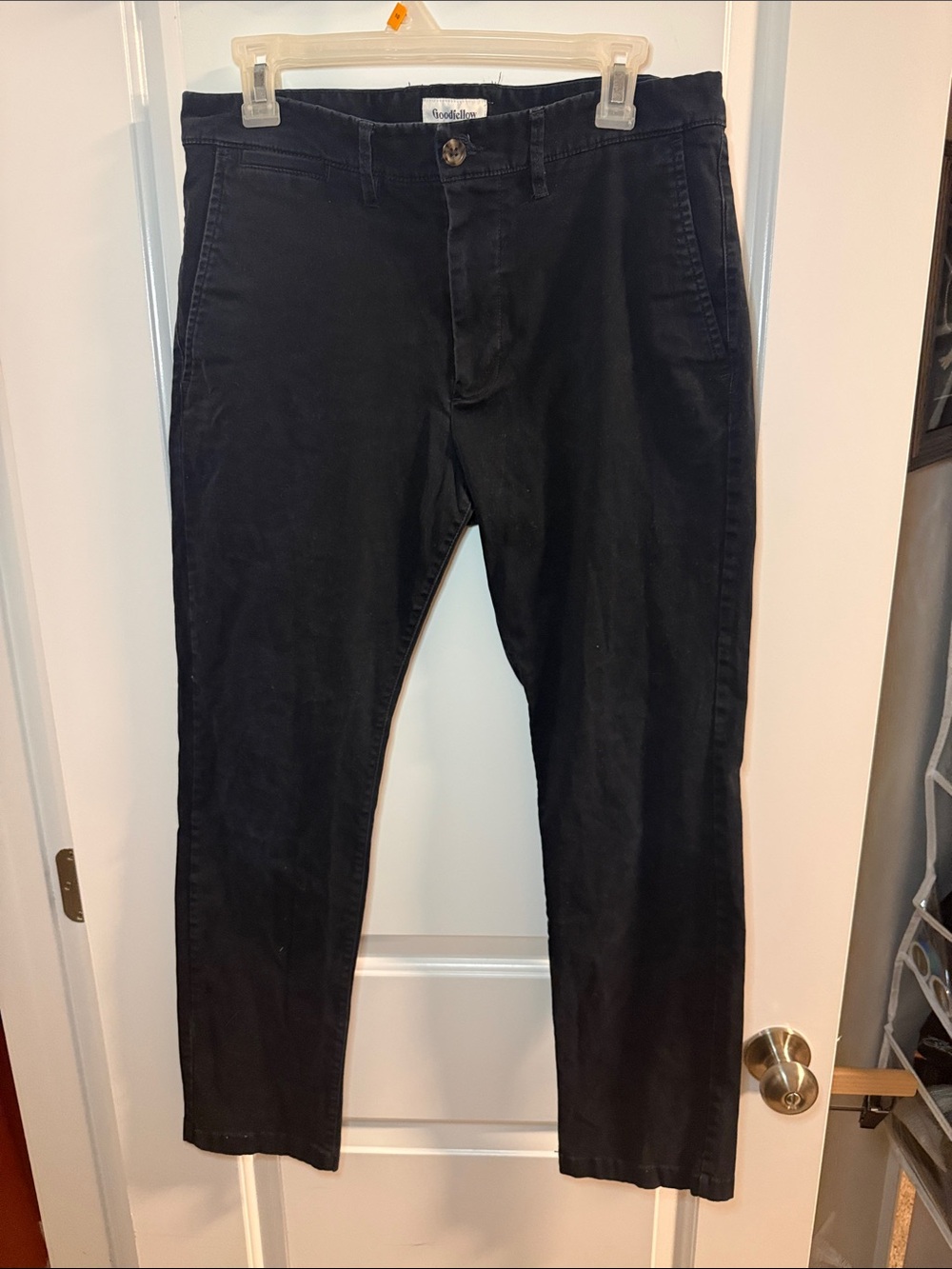 🥳 5 for $25 BUNDLE Goodfellow & Co Black Men's Chino Pants - Straight Fit 32x30